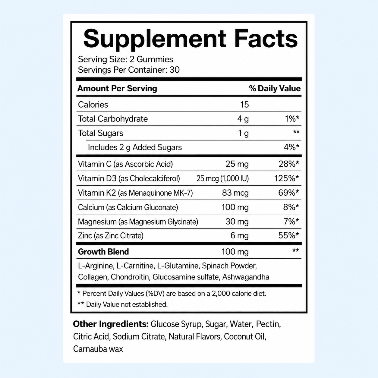 Nourify Heightener Gummy