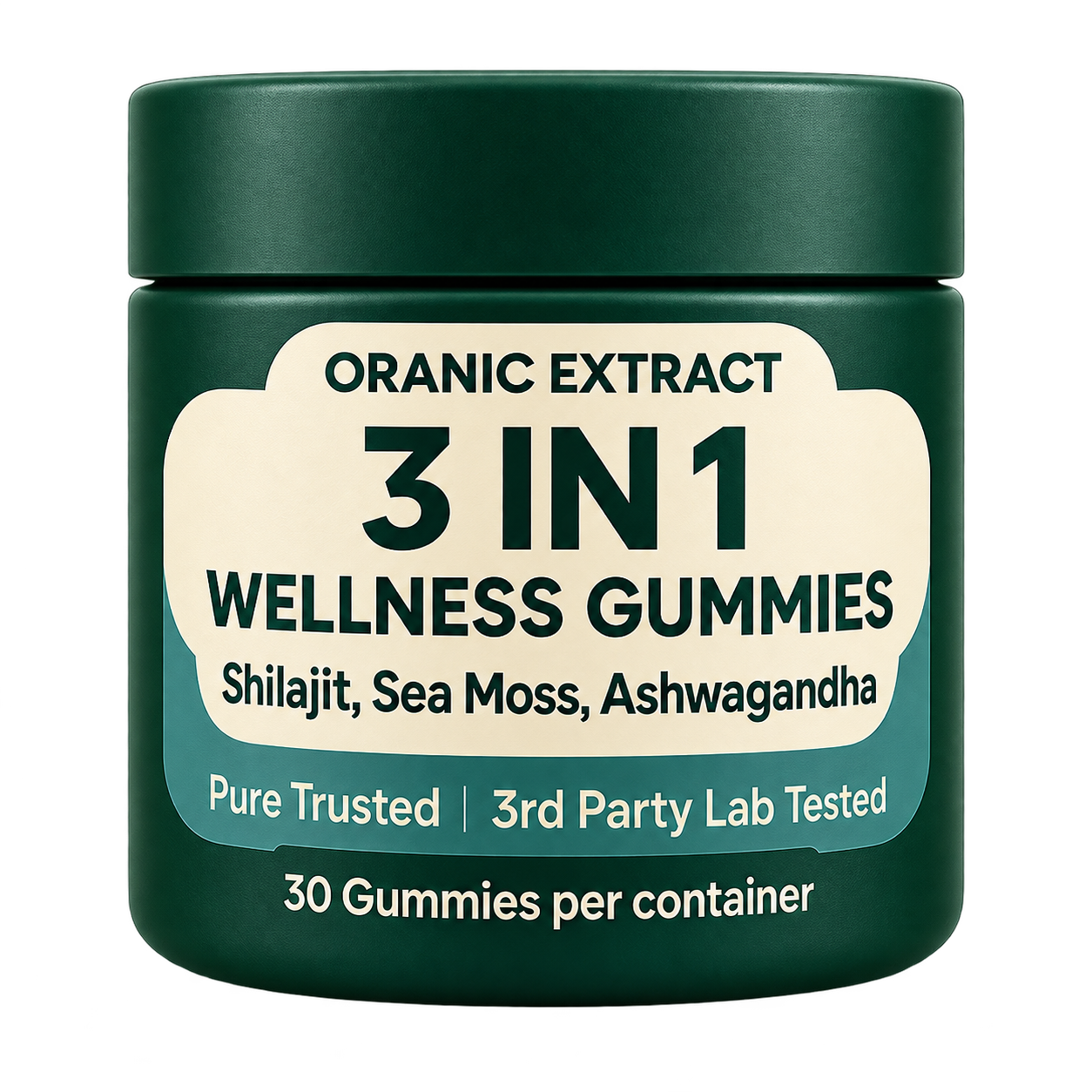 ORANIC EXTRACT 3-in-1 Wellness Gummies